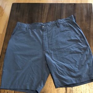Footjoy flat front gray shorts size 38 EUC